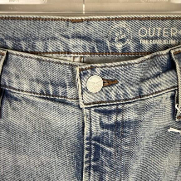 Outerknown Coye Slim Sea Jeans 34x30 NWT Men’s Light Wash Organic Denim Eco Fit - Picture 6 of 14